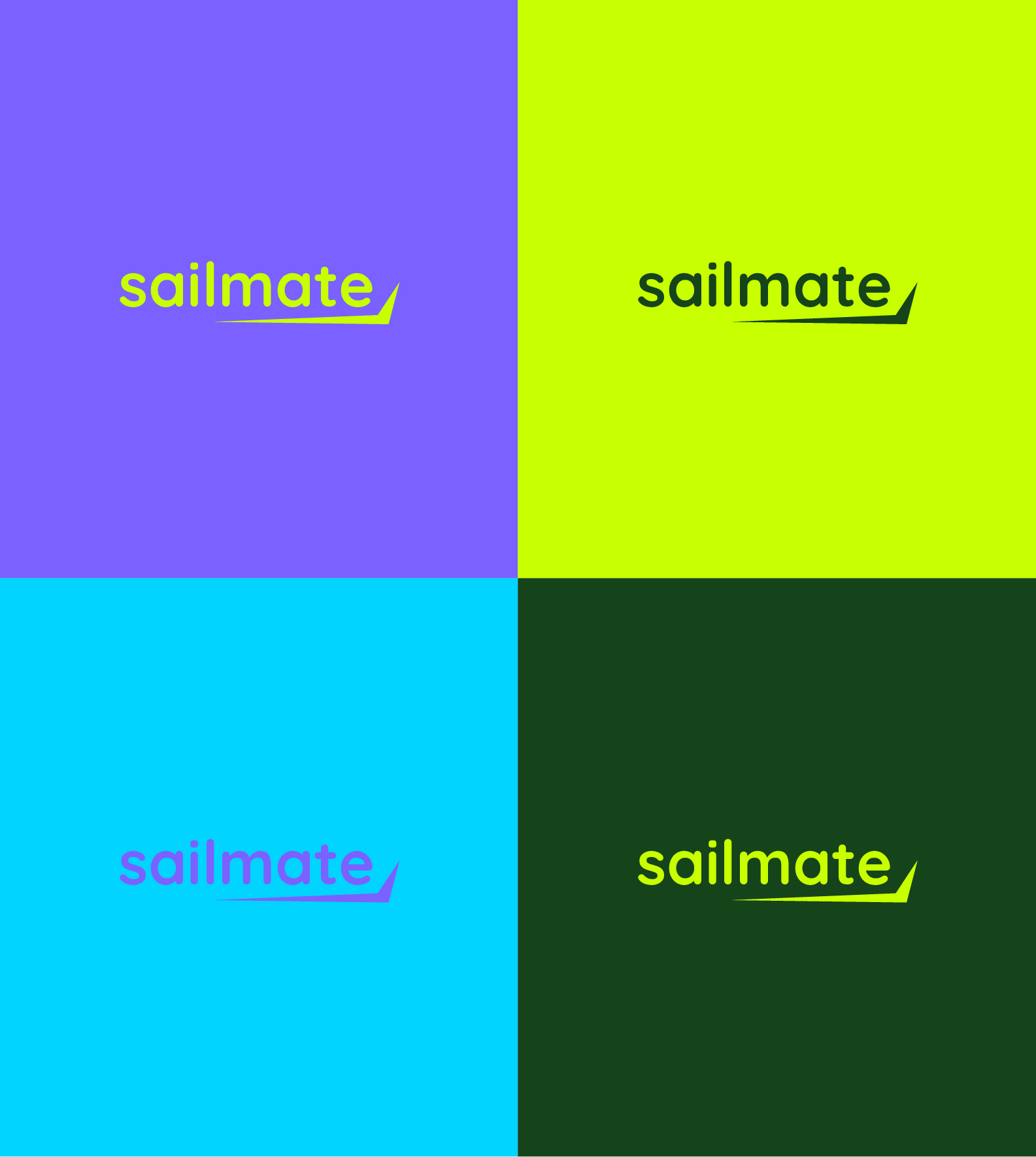 Sailmate logo box variants