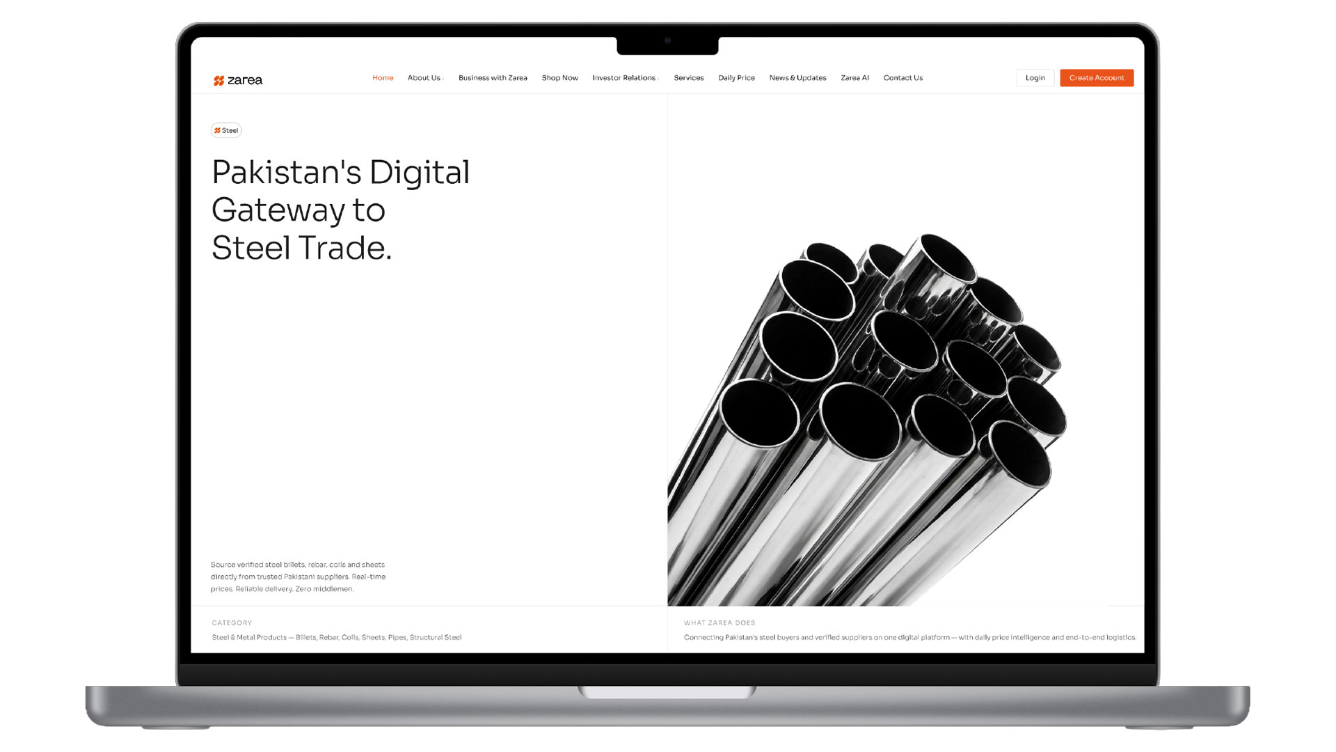 Zarea website